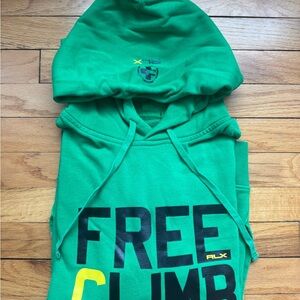 Men's Green Free Climb Hoodie